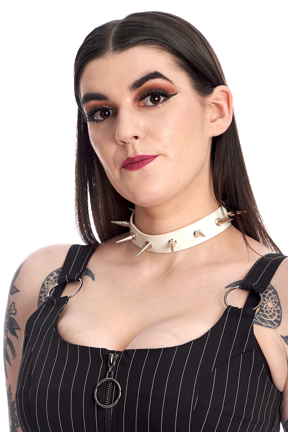 CAIM SPIKE CHOCKER-White-One Size-EU