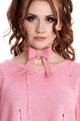 SEEICHI BOW CHOCKER-Pink-One Size-EU