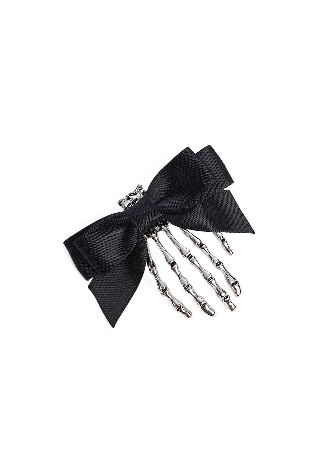 SKELETON HANDS HAIR CLIP-Black-One Size-EU