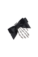 SKELETON HANDS HAIR CLIP-Black-One Size-EU