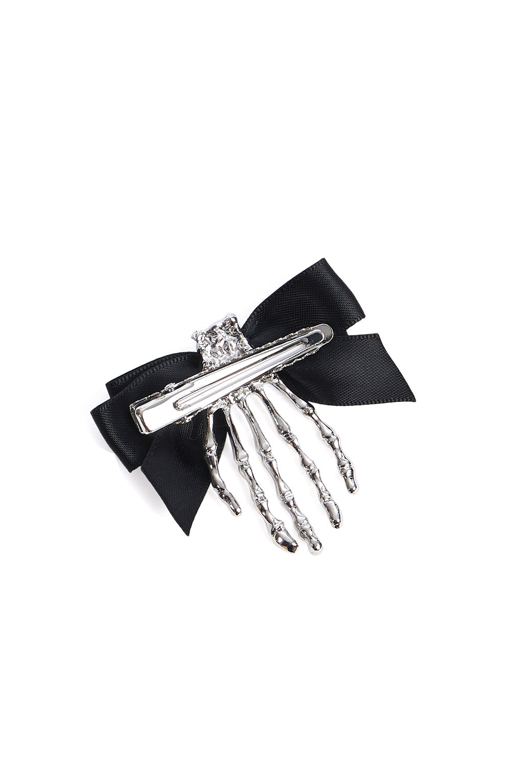 SKELETON HANDS HAIR CLIP-Black-One Size-EU