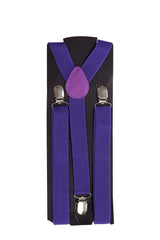KANO SLIM SUSPENDERS-Purple-One Size-EU
