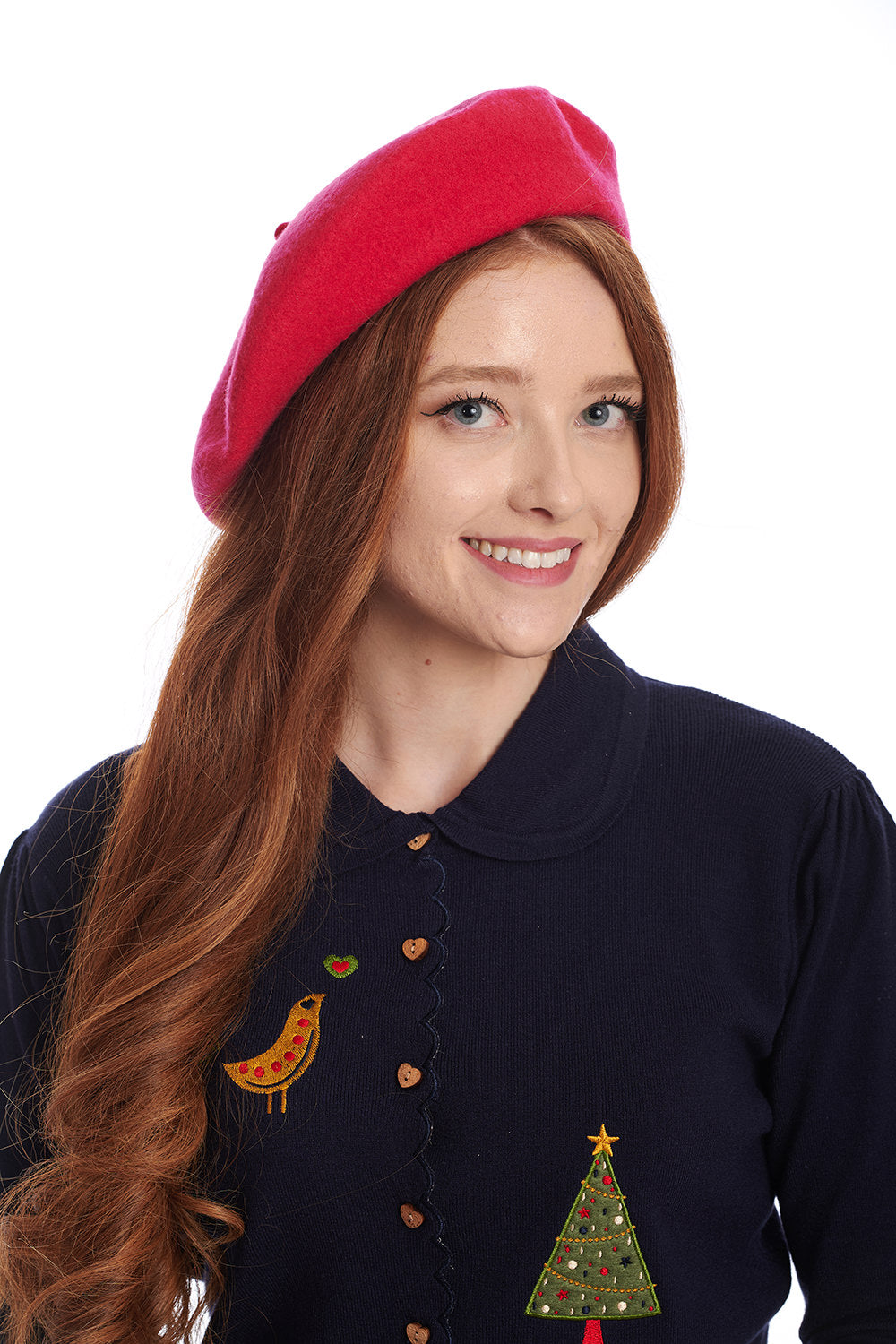 VINTAGE CLAIRE HAT-Hot Pink-One Size-EU