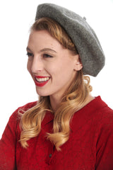 VINTAGE CLAIRE HAT-Grey-One Size-EU