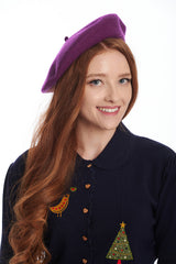 VINTAGE CLAIRE HAT-Magenta-One Size-EU