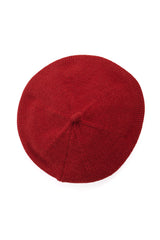 LORELEI KNITTED BERET-Red-One Size-EU