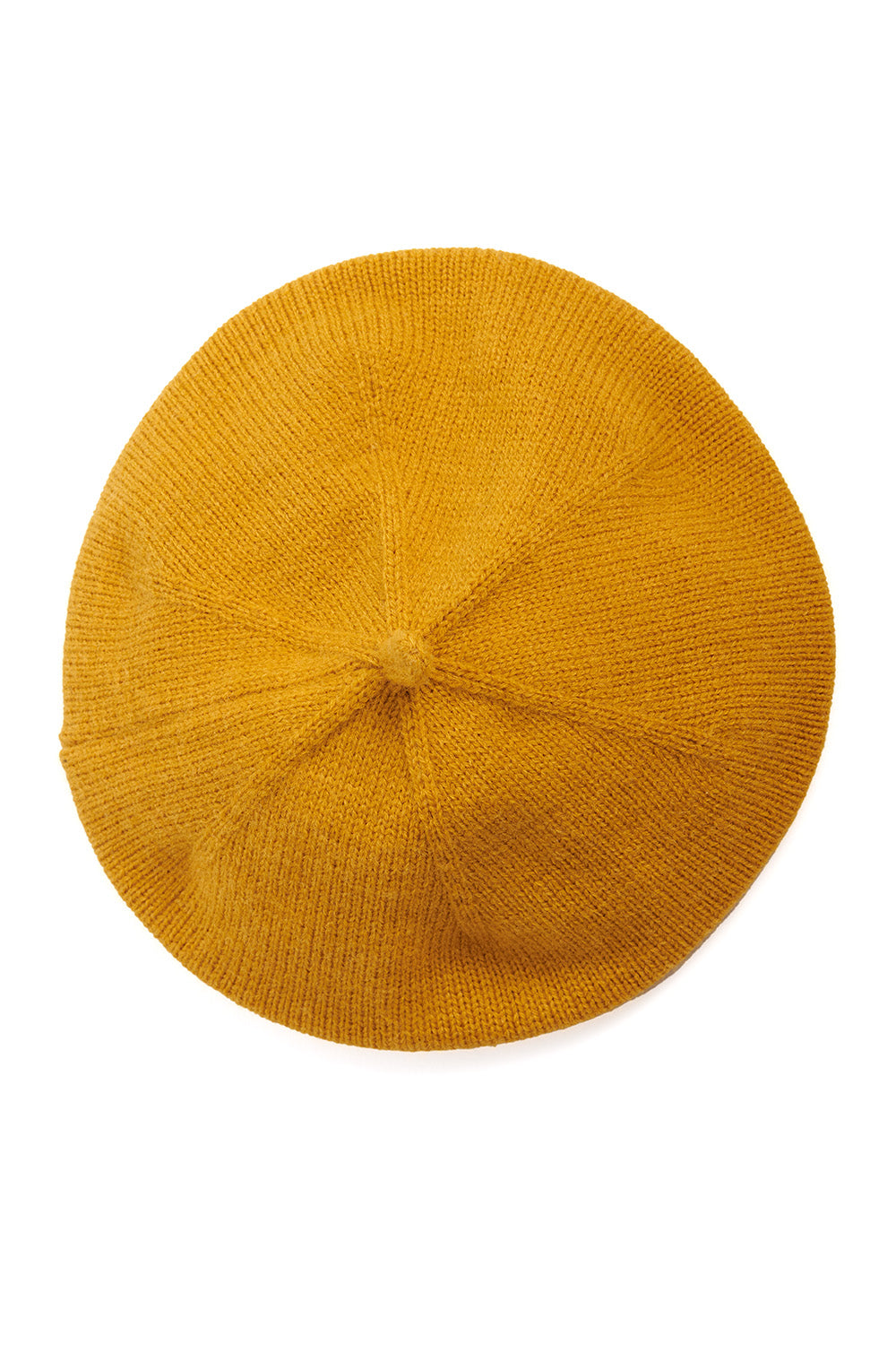 LORELEI KNITTED BERET-Mustard-One Size-EU