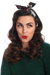 LET'S GO BOWLING HEADBAND-Black-One Size-EU