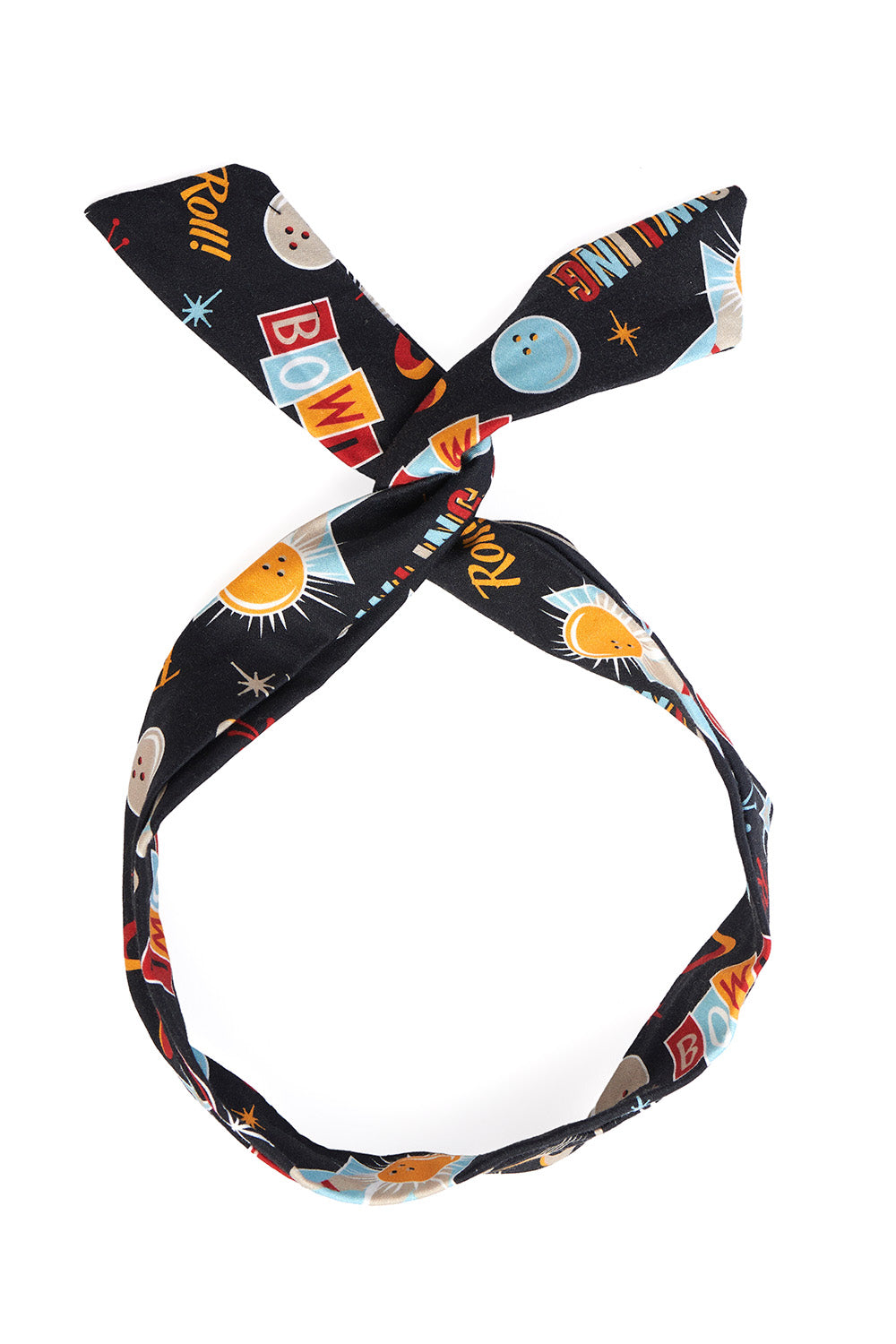 LET'S GO BOWLING HEADBAND-Black-One Size-EU