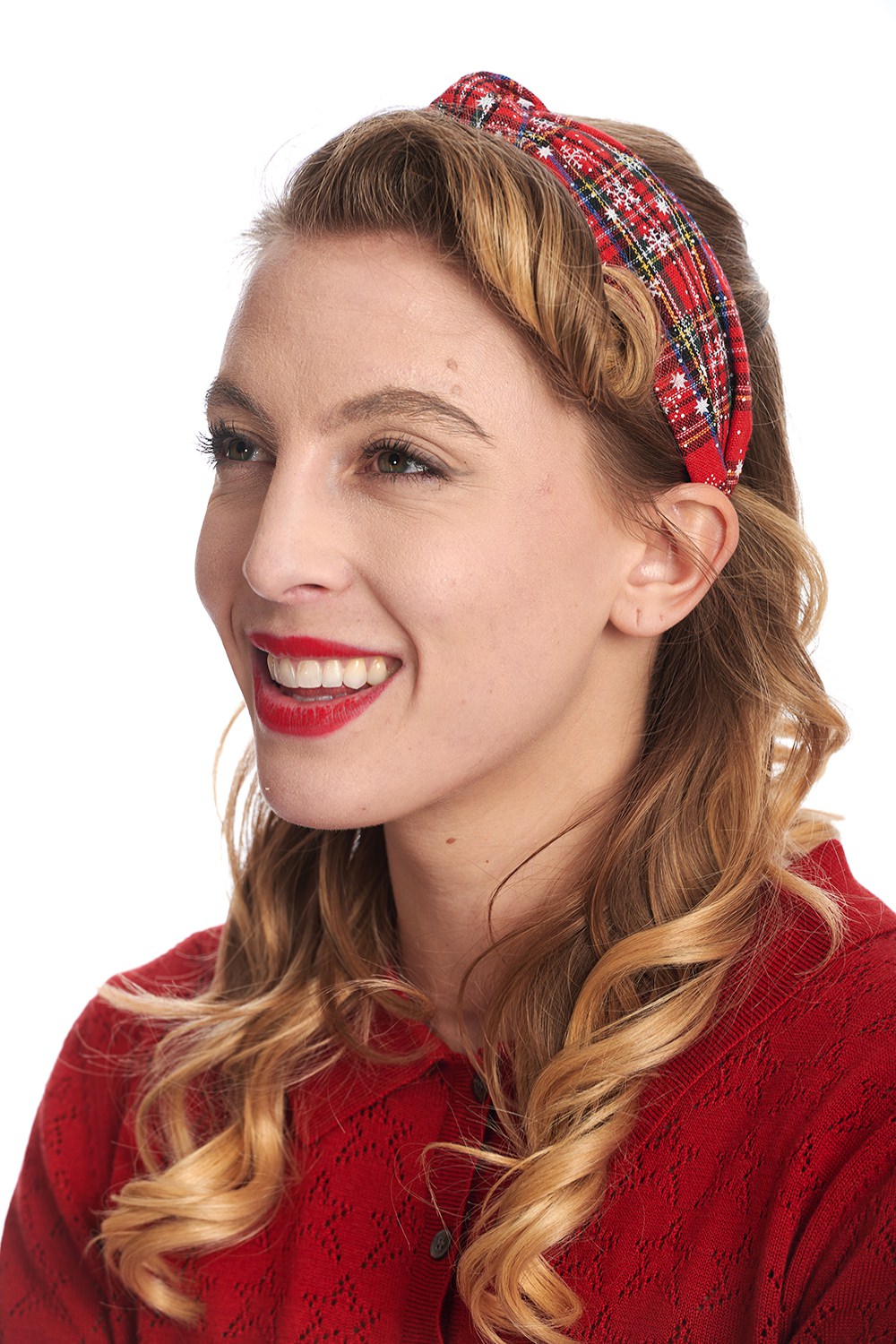 TIMEA HEADBAND-Red-One Size-EU