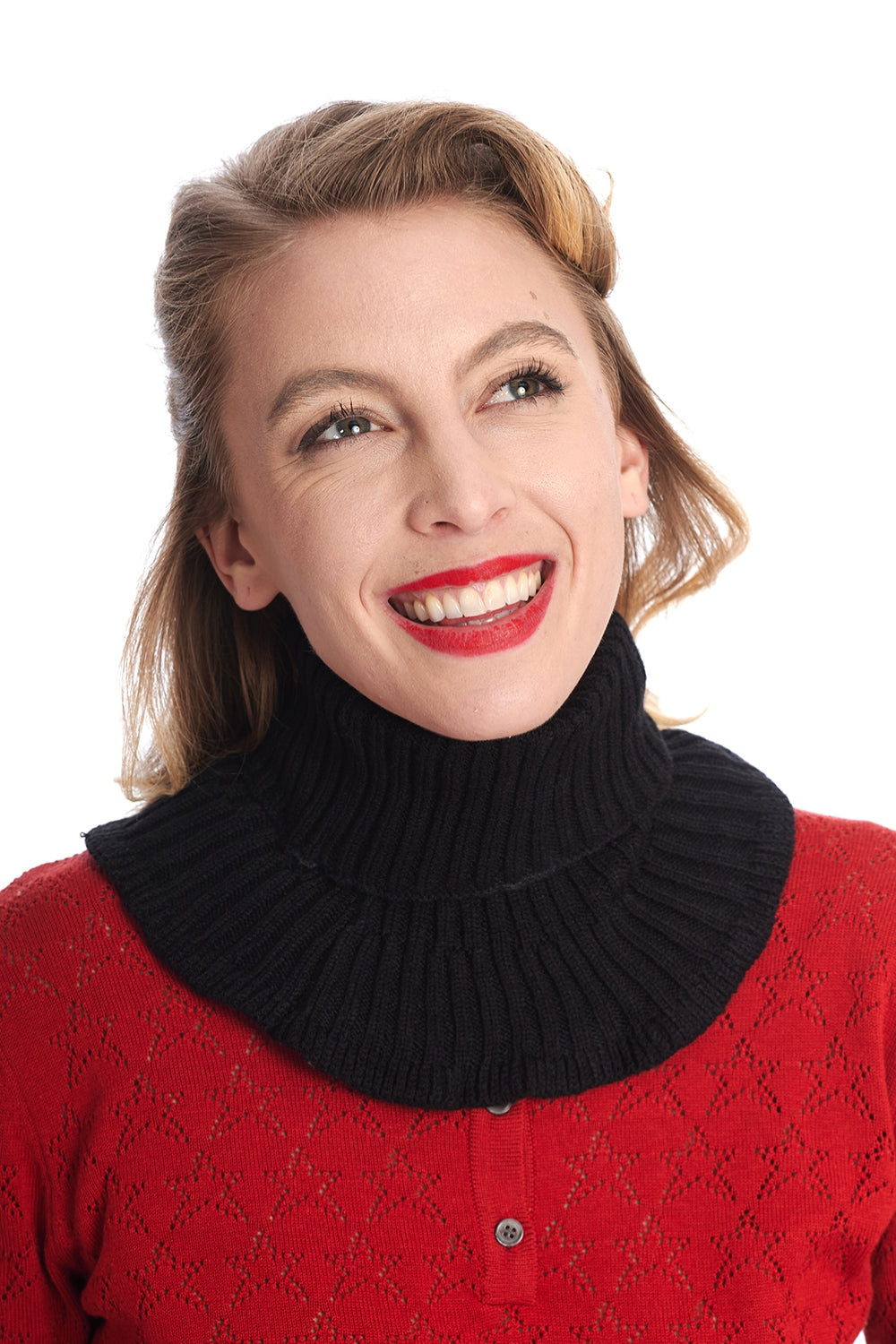 ZARIA NECK WARMER-Black-One Size-EU