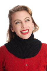 ZARIA NECK WARMER-Black-One Size-EU