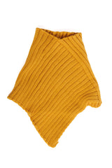 LOLA KNITTED NECK WARMER-Mustard-One Size-EU