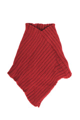 LOLA KNITTED NECK WARMER-Red-One Size-EU