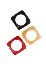 AVALON BANGLES-Red-One Size-EU