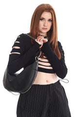 CHARON SHOULDER BAG-Black-One Size-EU