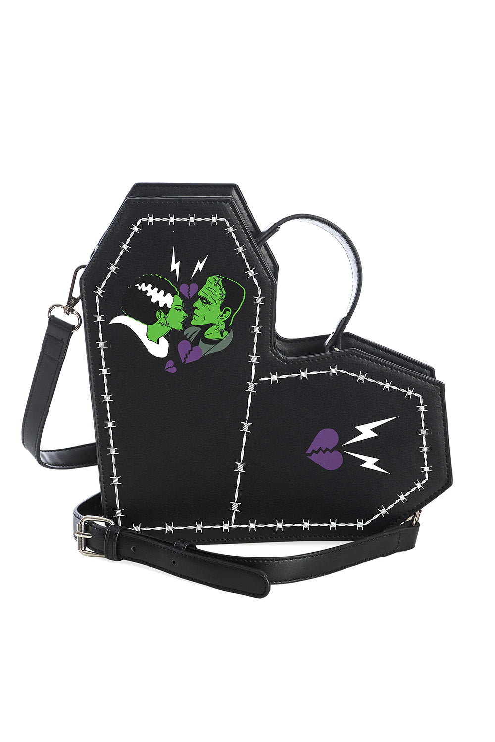 DEATH WON'T  PART US SHOULDER BAG-Black-One Size-EU