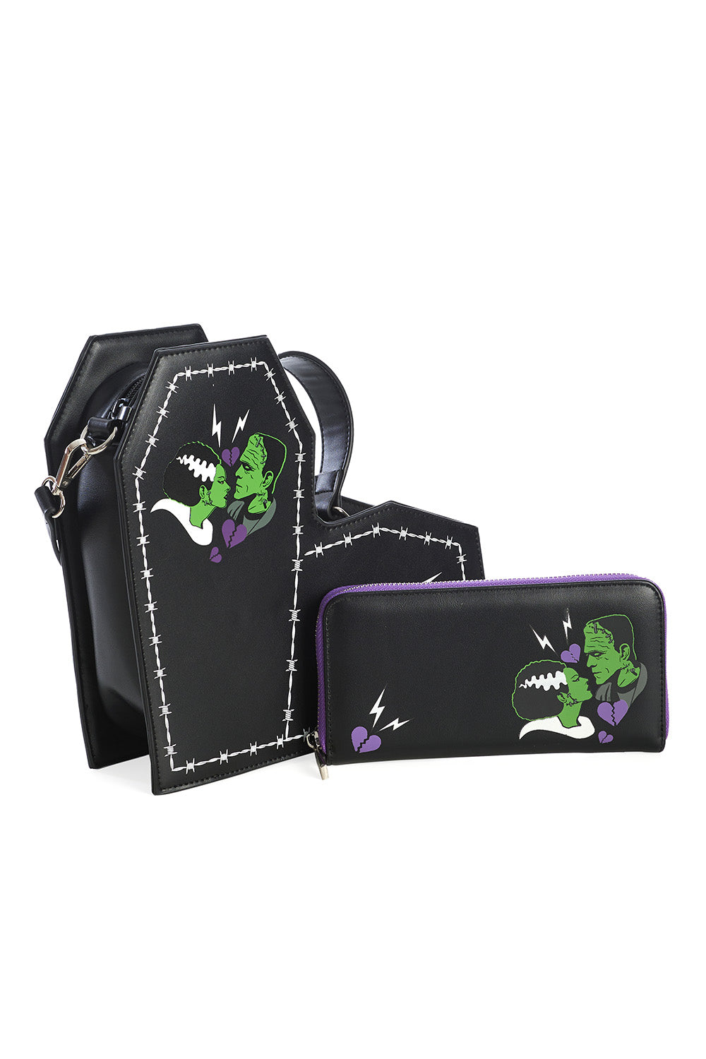DEATH WON'T  PART US SHOULDER BAG-Black-One Size-EU