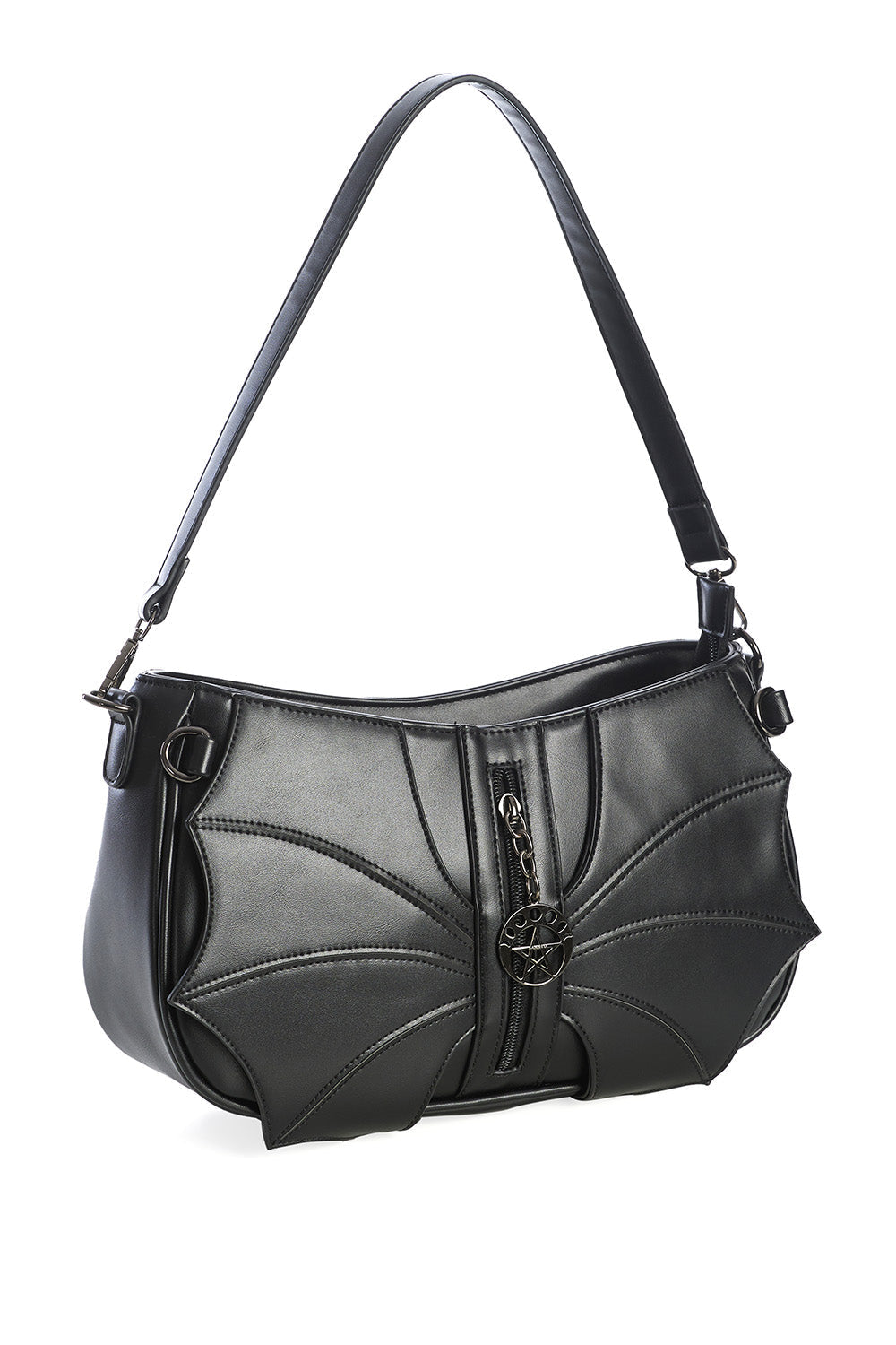 MALACHI BATWING SHOULDBER BAG-Black-One Size-EU