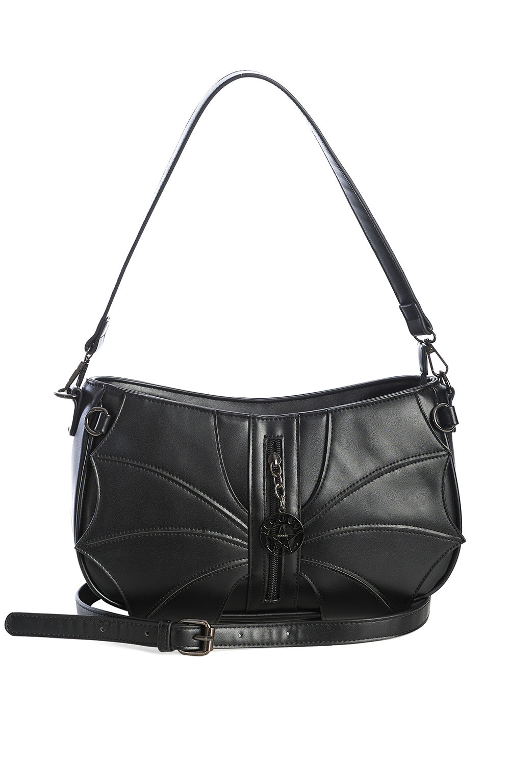 MALACHI BATWING SHOULDBER BAG-Black-One Size-EU