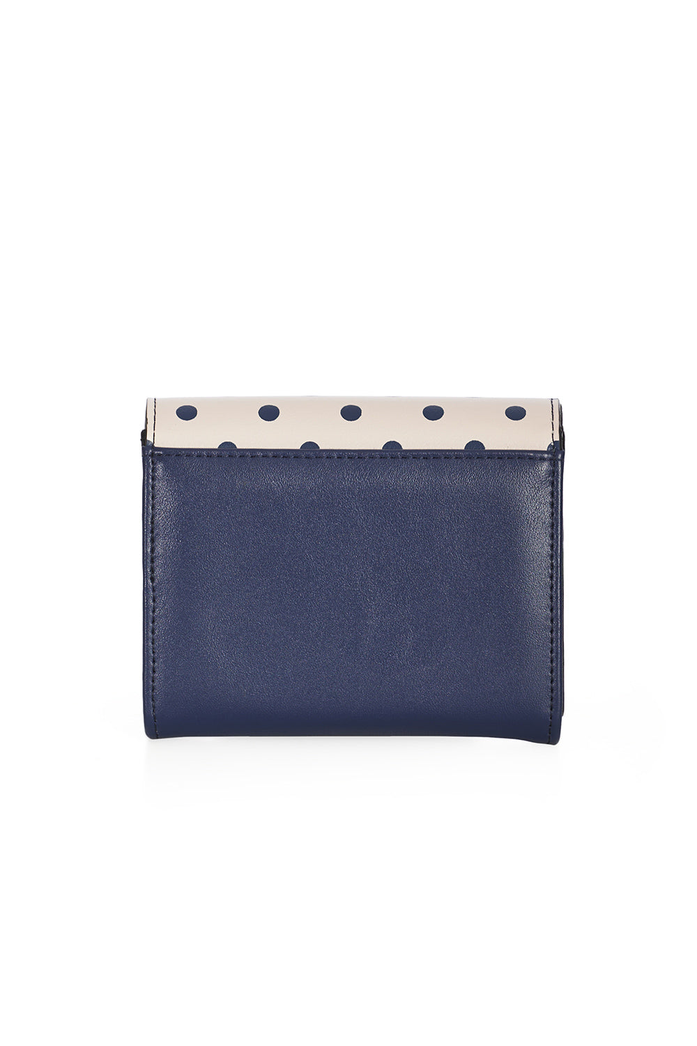 POPPY POLKA PURSE-White