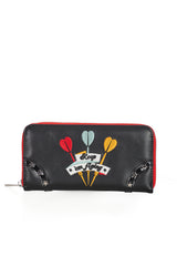 KEEP 'EM FLYING PURSE-Black