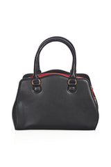 POPPY POLKA HANDBAG-Black