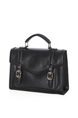 MIRABELLE MESSENGER SHOULDER  BAG-Black