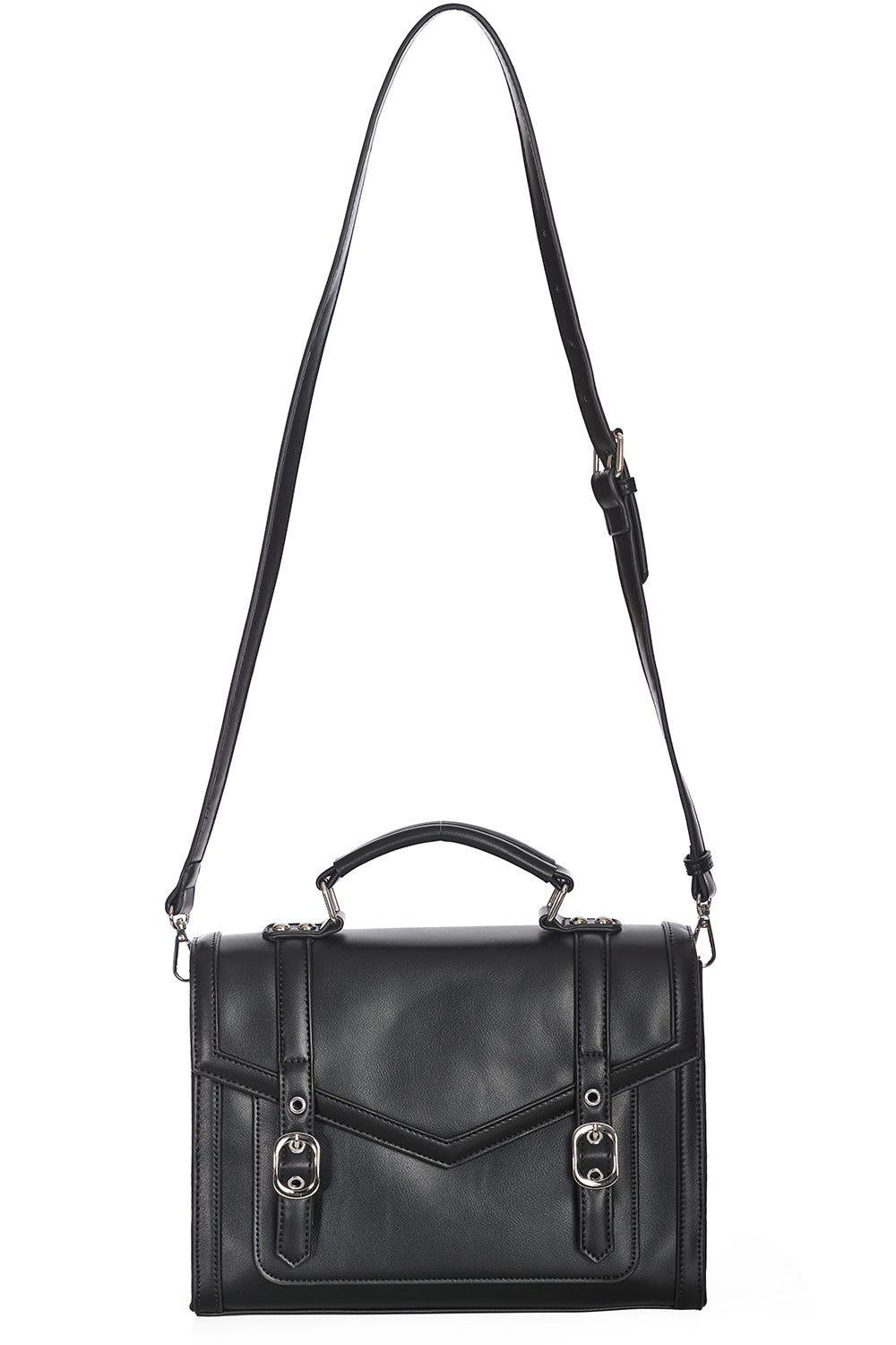 MIRABELLE MESSENGER SHOULDER  BAG-Black