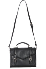 MIRABELLE MESSENGER SHOULDER  BAG-Black