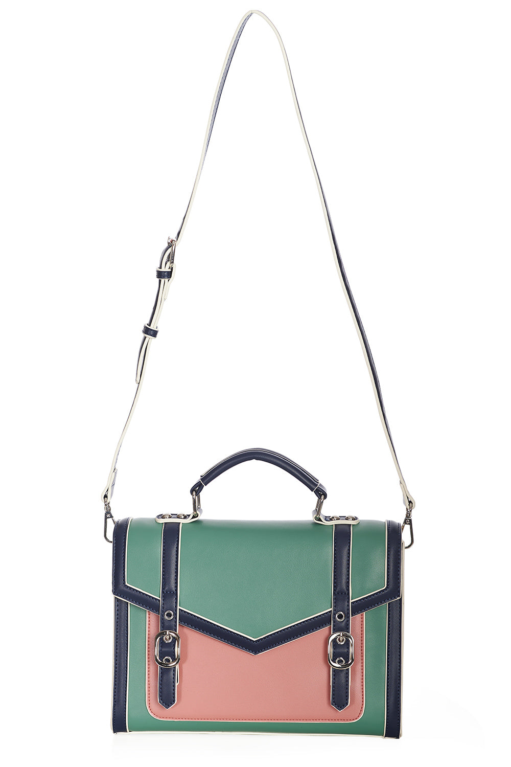 MIRABELLE MESSENGER SHOULDER  BAG-Green