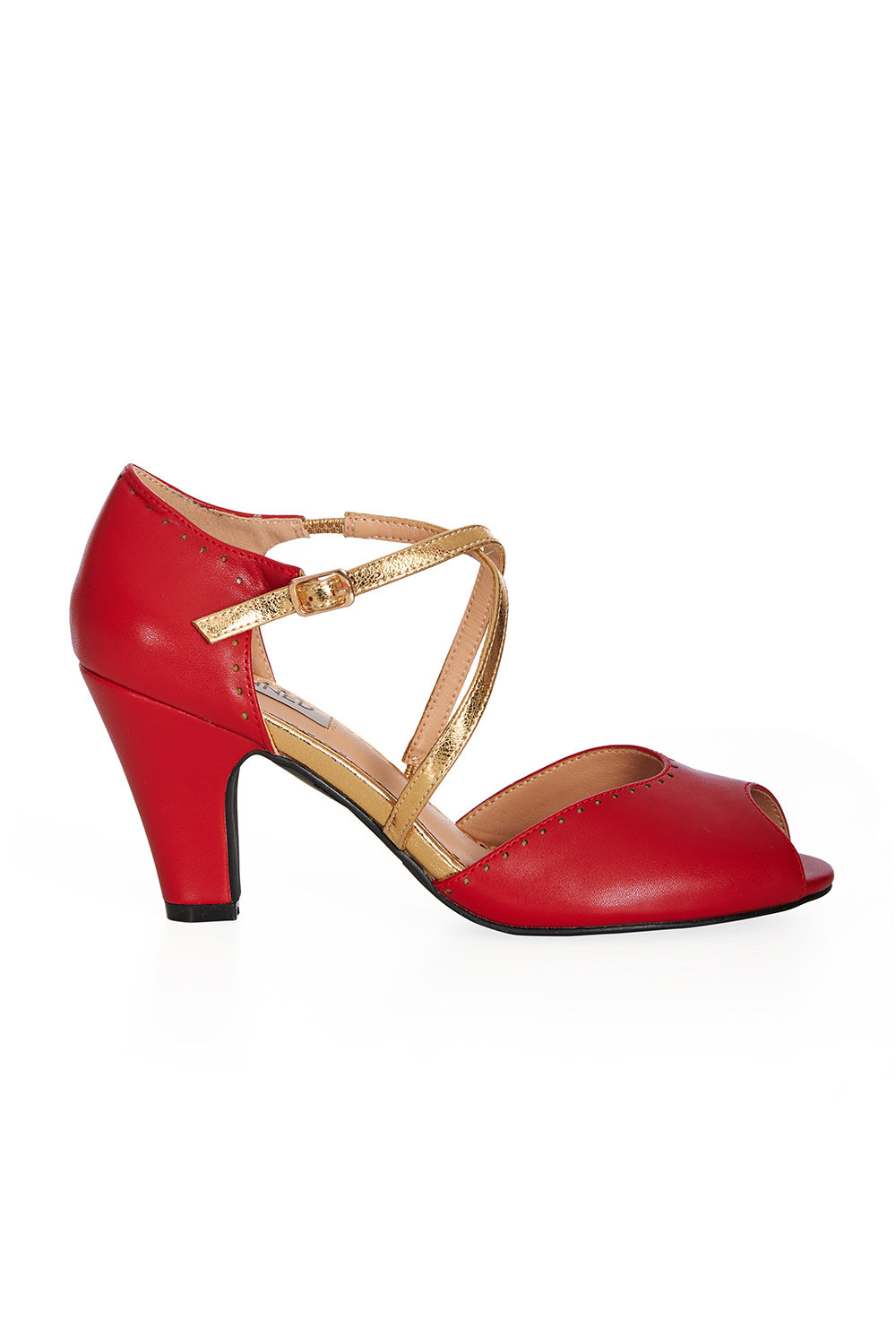 SASSY DANCE HEELS-Red