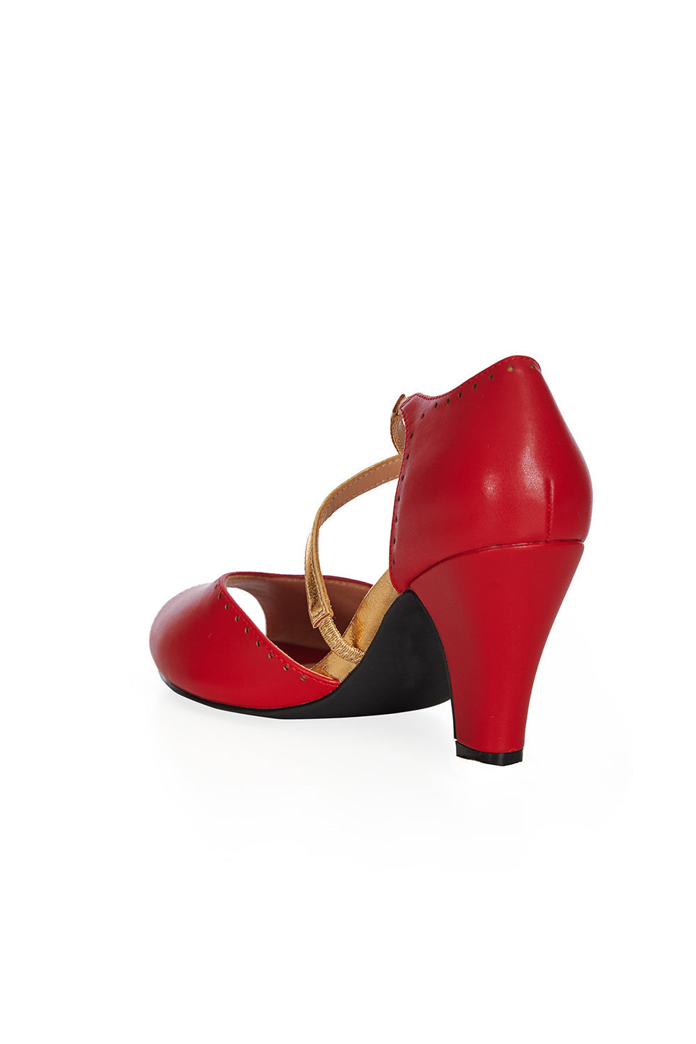 SASSY DANCE HEELS-Red