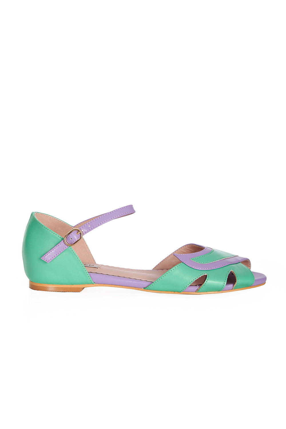 GLAMOROUS GLIDERS FLAT SANDALS-Mint