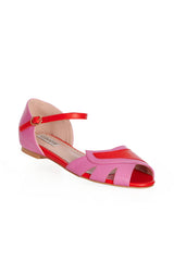 GLAMOROUS GLIDERS FLAT SANDALS-Pink