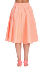 MINI POLKA QUEEN SWING SKIRT-Pink