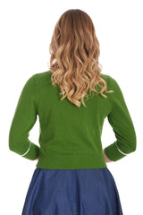 BEACH GLASSES CARDIGAN-Green