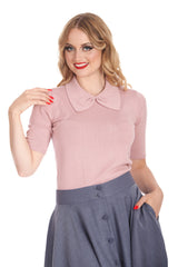 BOW DELIGHT JUMPER-Blush