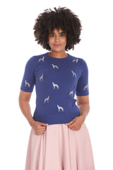 IT'S A WHIPPETS WORLD JUMPER-Blue