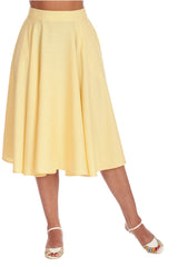 SALING BREEZE SWING SKIRT-Yellow