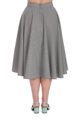 SALING BREEZE SWING SKIRT-Black