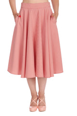 SALING BREEZE SWING SKIRT-Red