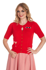 SUMMER LOVIN' CARDIGAN-Red