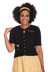 SUMMER LOVIN' CARDIGAN-Black