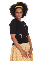 SUMMER LOVIN' CARDIGAN-Black