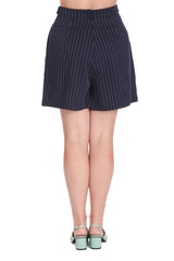 STRIPE SAIL SHORT-Navy