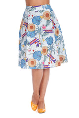 ALOHA SKIRT-Blue