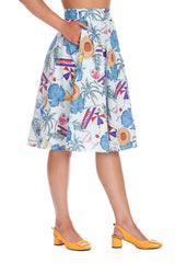 ALOHA SKIRT-Blue