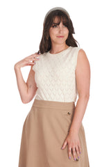 SWEET SALLY TOP-Cream