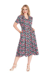 TEA PARTY DRESS-Black